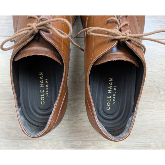 Cole Haan Grand OS Oxford Shoes Mens 13 M Brown Leather Cap Toe Dress Classic main image 9